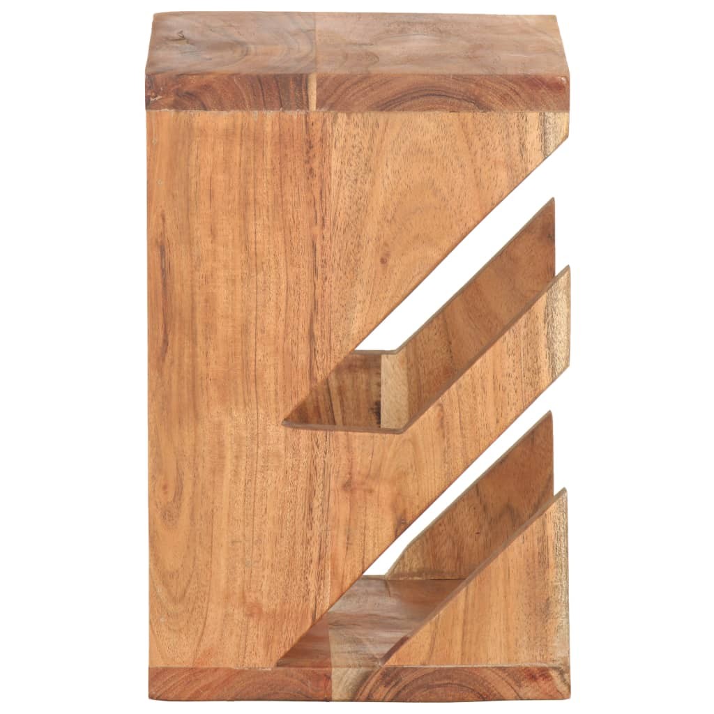 Wall Mounted Skateboard Holder 25x20x30 cm Solid Acacia Wood